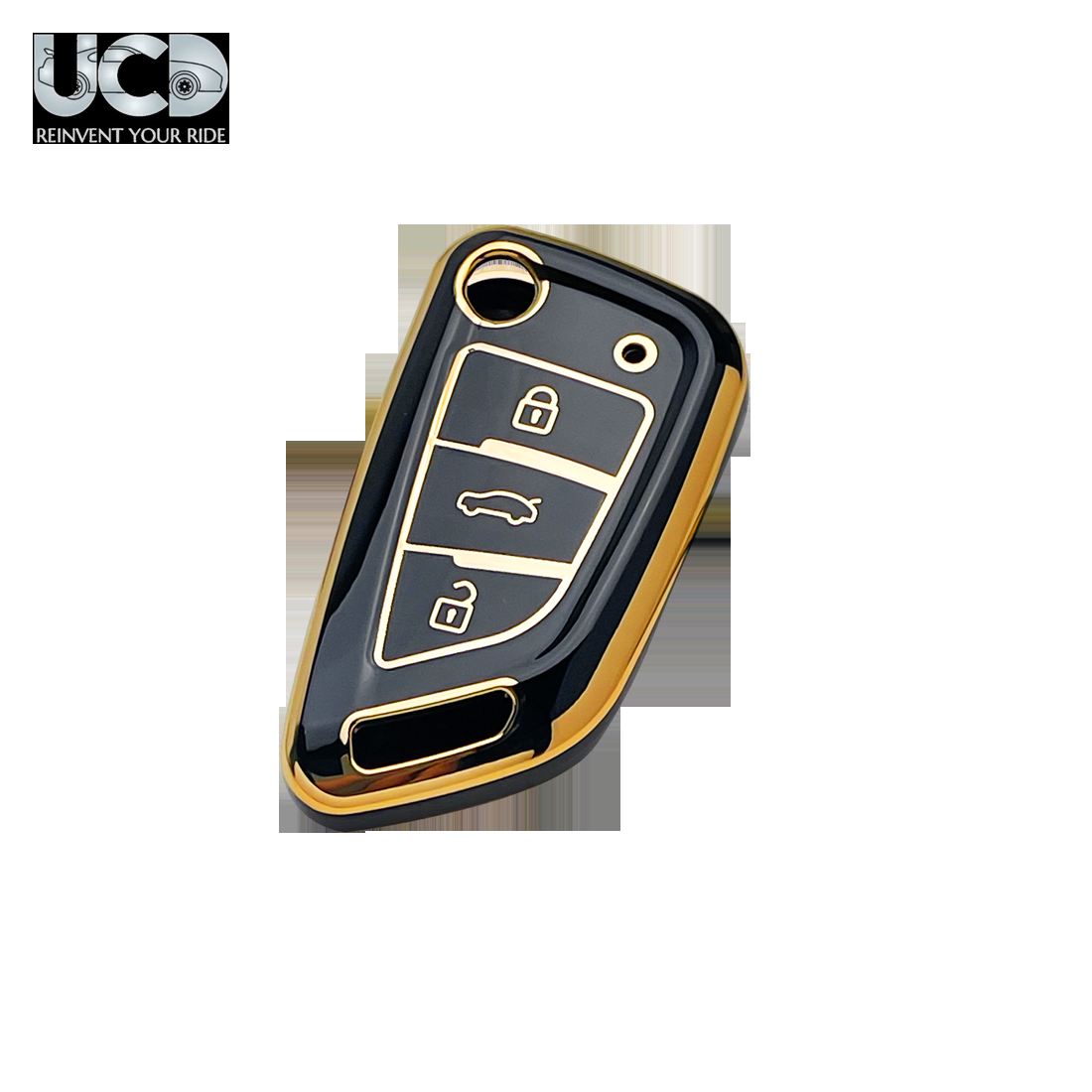 TPU Gold Series Car Key Cover For Xhorse Duplicate Key