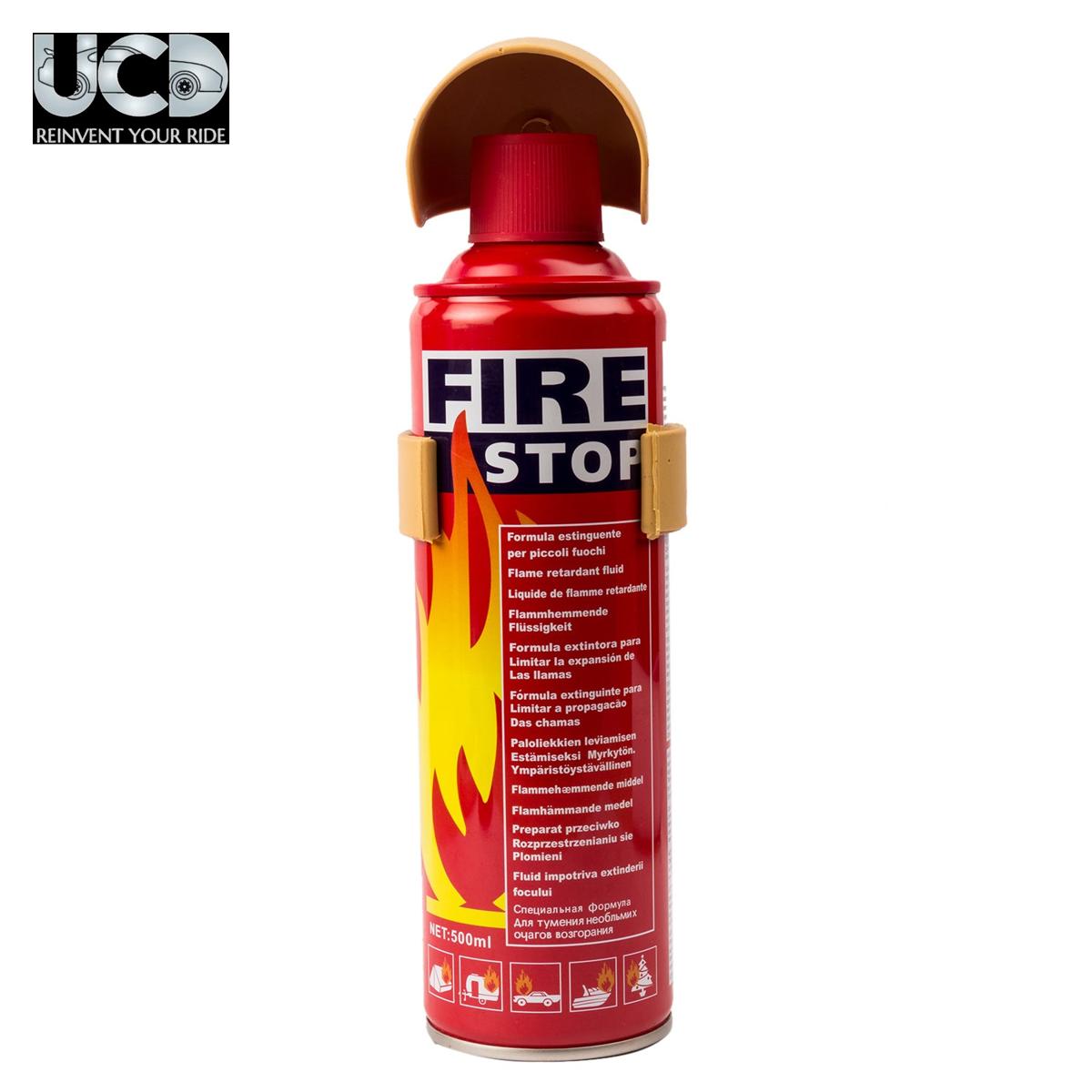 Fire Stop Fire Extinguisher Emergency Supplies for Car, Home & Kitchen | Portable Fire Fighting