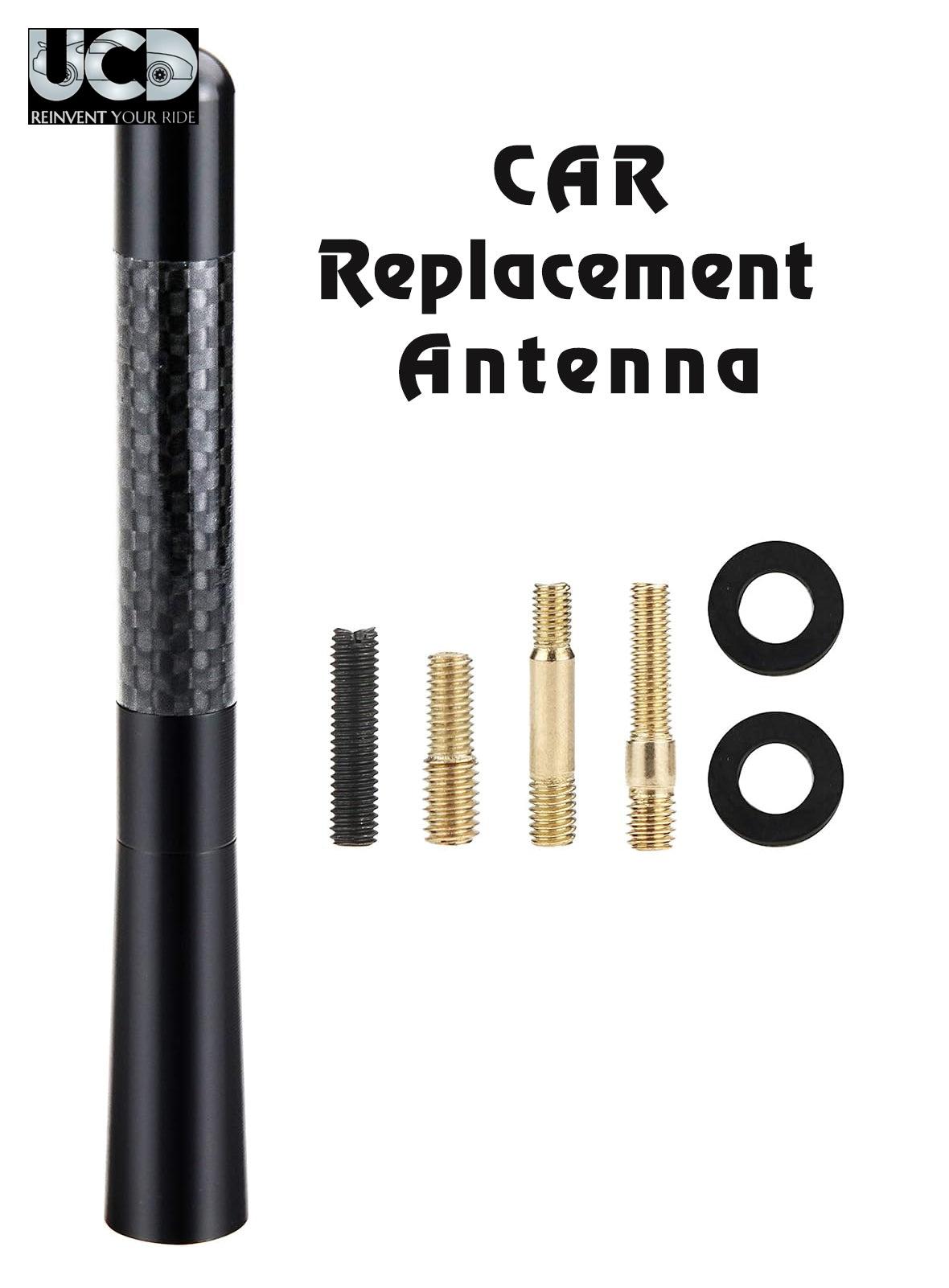 Universal 4.7inch Carbon Fiber Replacement antenna for FM/AM Radio Signal Car Aerial Antenna