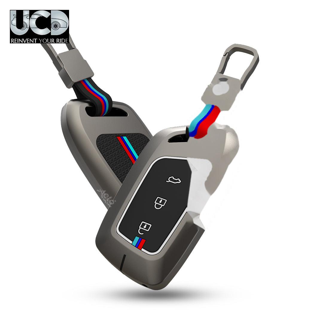 Car Key Cover Metal Silicone Compatible with MG