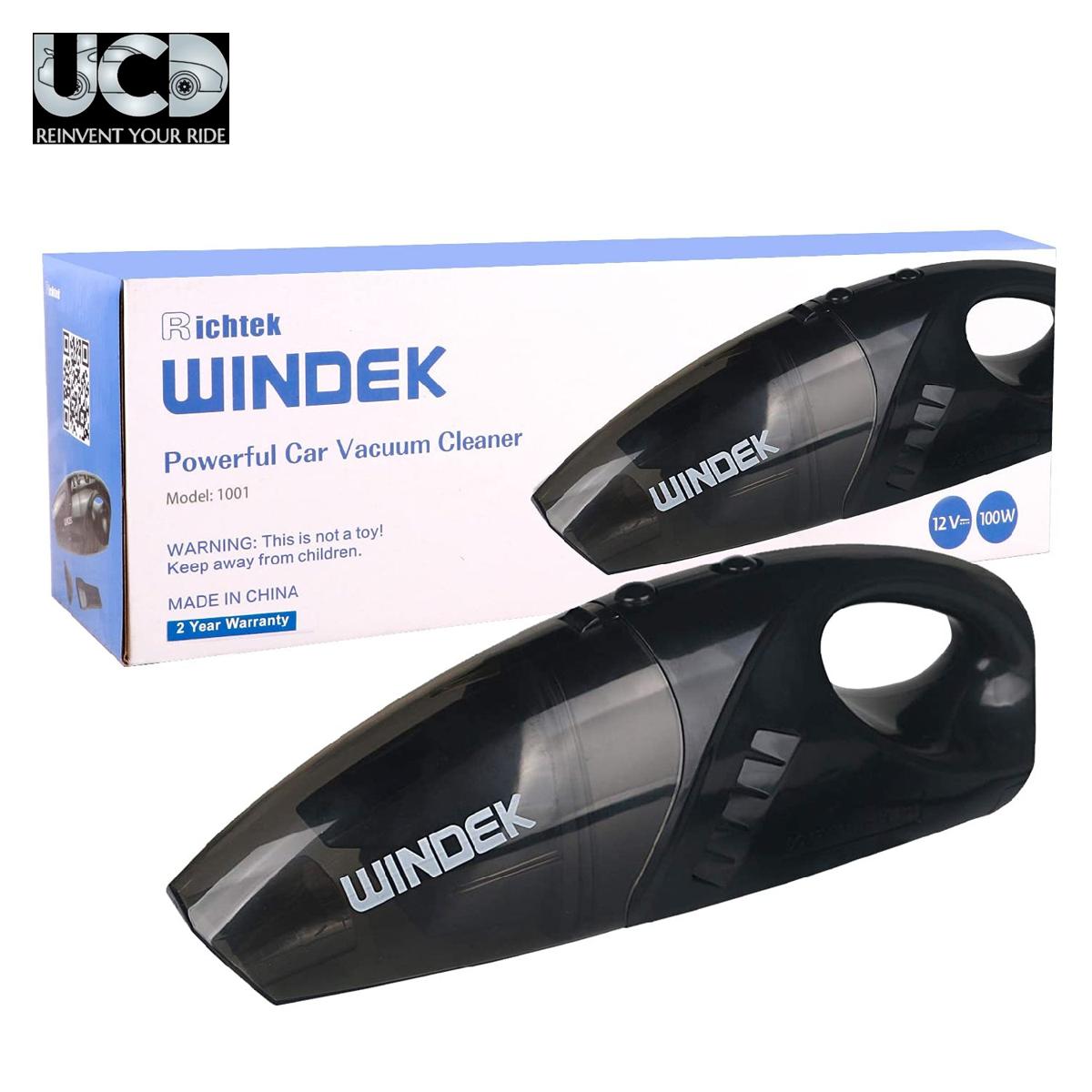 Windek 1001 Powerful Car Vacuum Cleaner 300 Psi DC 12V Featherweight Multi-Functional and Highly Portable Machine
