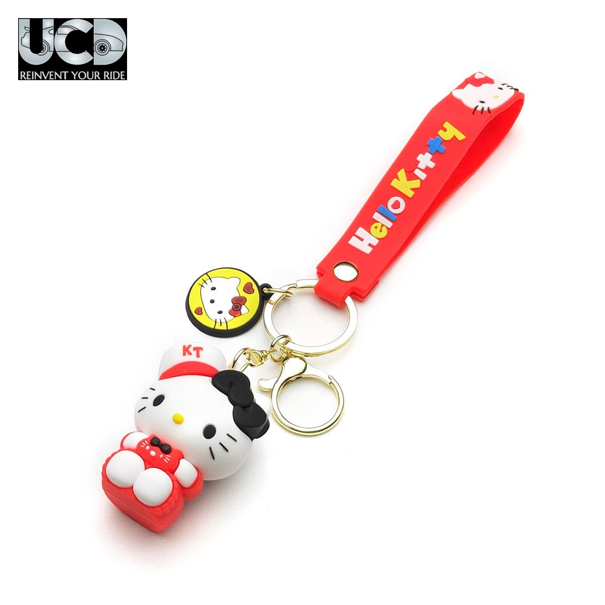 3D PVC Cartoon Keychain