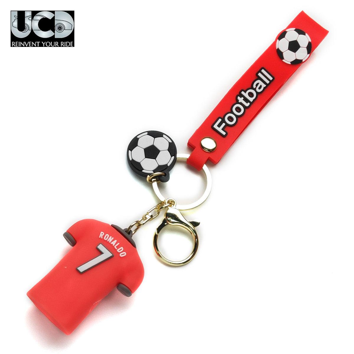 3D PVC Cartoon Keychain Football Jersey