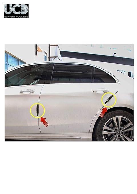 Car Exo Soft Door Guard Edge Protector Set Of 4Pcs In White