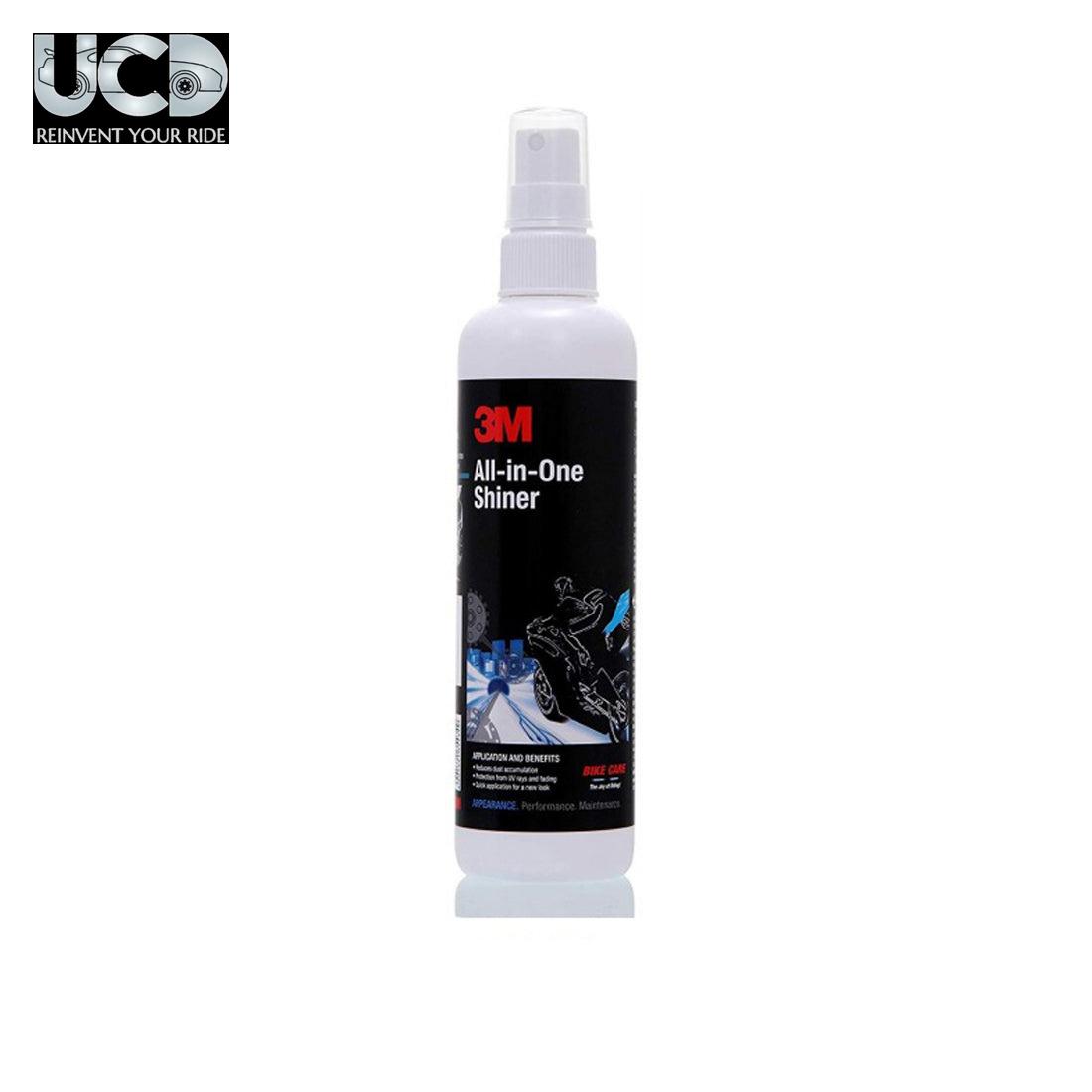 3M All-In-One Shiner (250 Ml) | Restore Shine On Plastic & Leather Parts On Bikes | Reduce Dust Accumulation