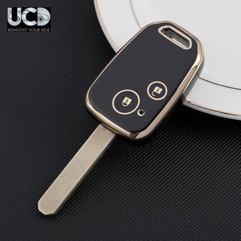 TPU Gold Series Car Key Cover For Honda Mobilio