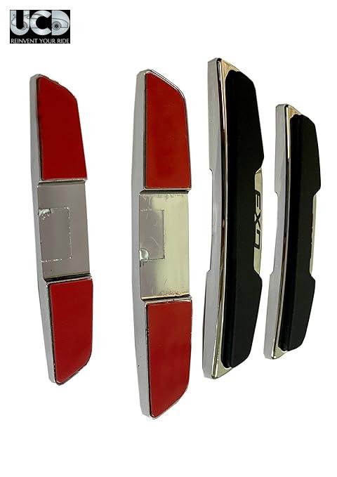 Car Exo Soft Door Guard Edge Protector Set Of 4Pcs In Black