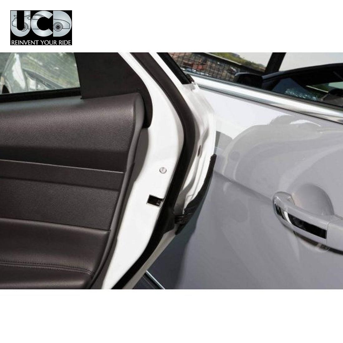 Car Compact Door Guard Edge Protector Set Of 4Pcs In White