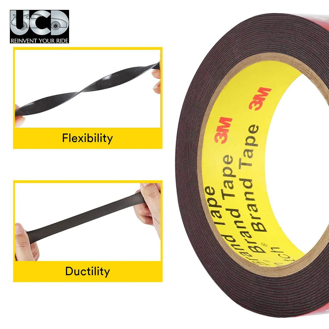 3M Attachment Tape For Stronger Bonding, Interior & Exterior Use In Automotive Areas With Double Side Acrylic Foam Tape, Superior Adhesive, Versatile