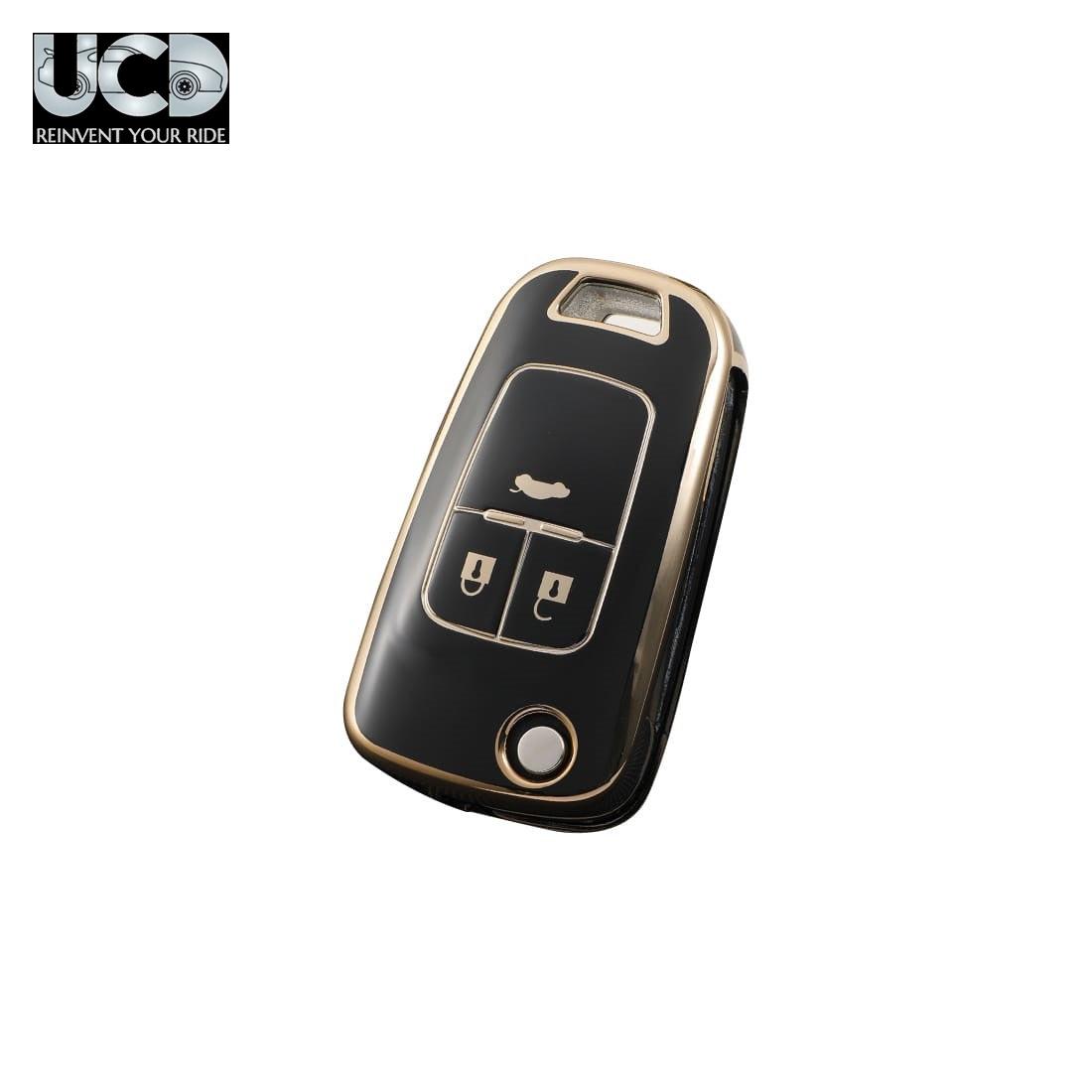 TPU Gold Series Car Key Cover For Chevrolet Cruze