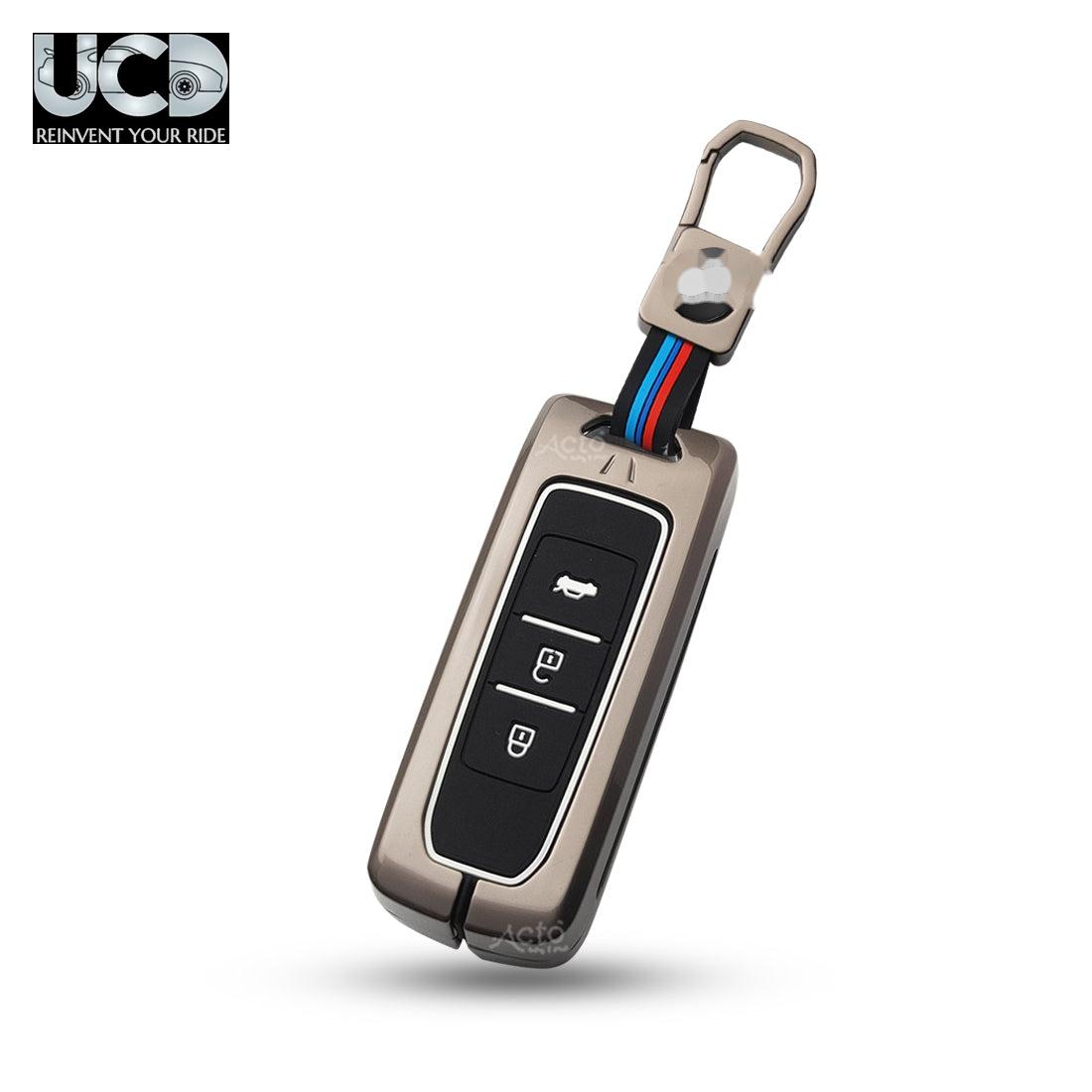 Car Key Cover Metal Silicone Compatible with MG Hector