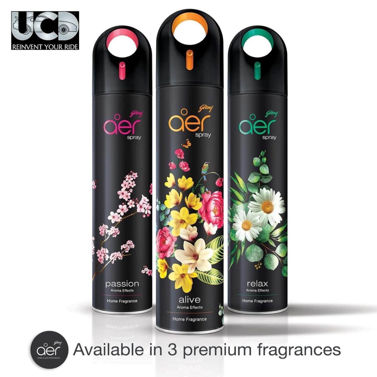Godrej Aer Spray, Premium Air Freshener For Home, Office & Car