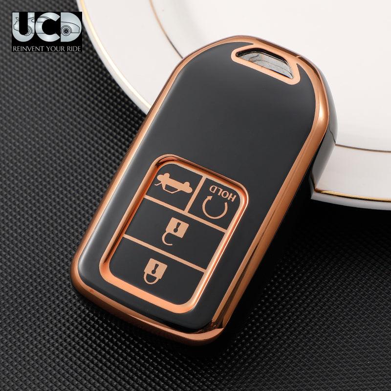 TPU Gold Series Car Key Cover For Honda City