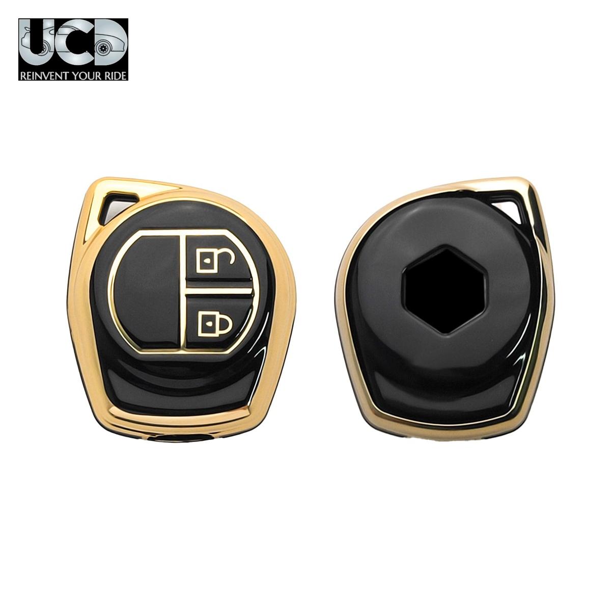 TPU Gold Series Car Key Cover For Suzuki Fronx