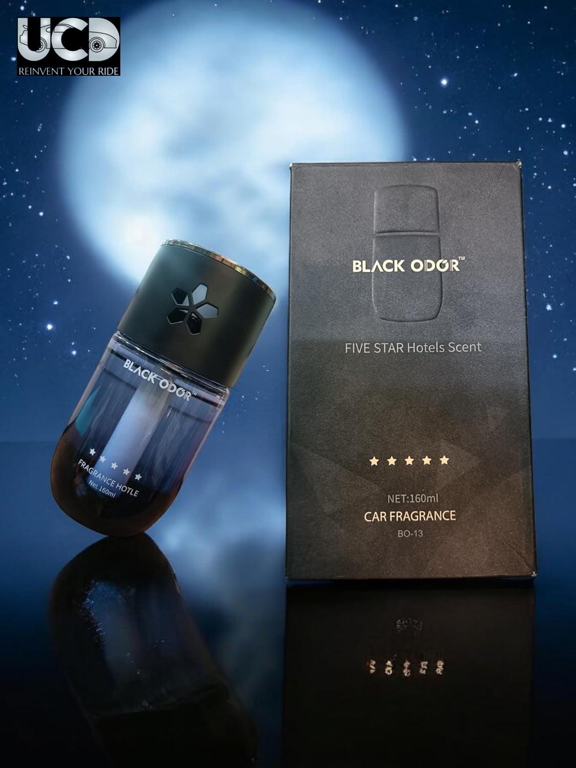 Black Odor Five Star Hotest Scent Car Fragrance Air Freshener Perfume For Car/Home/Office (160ml)