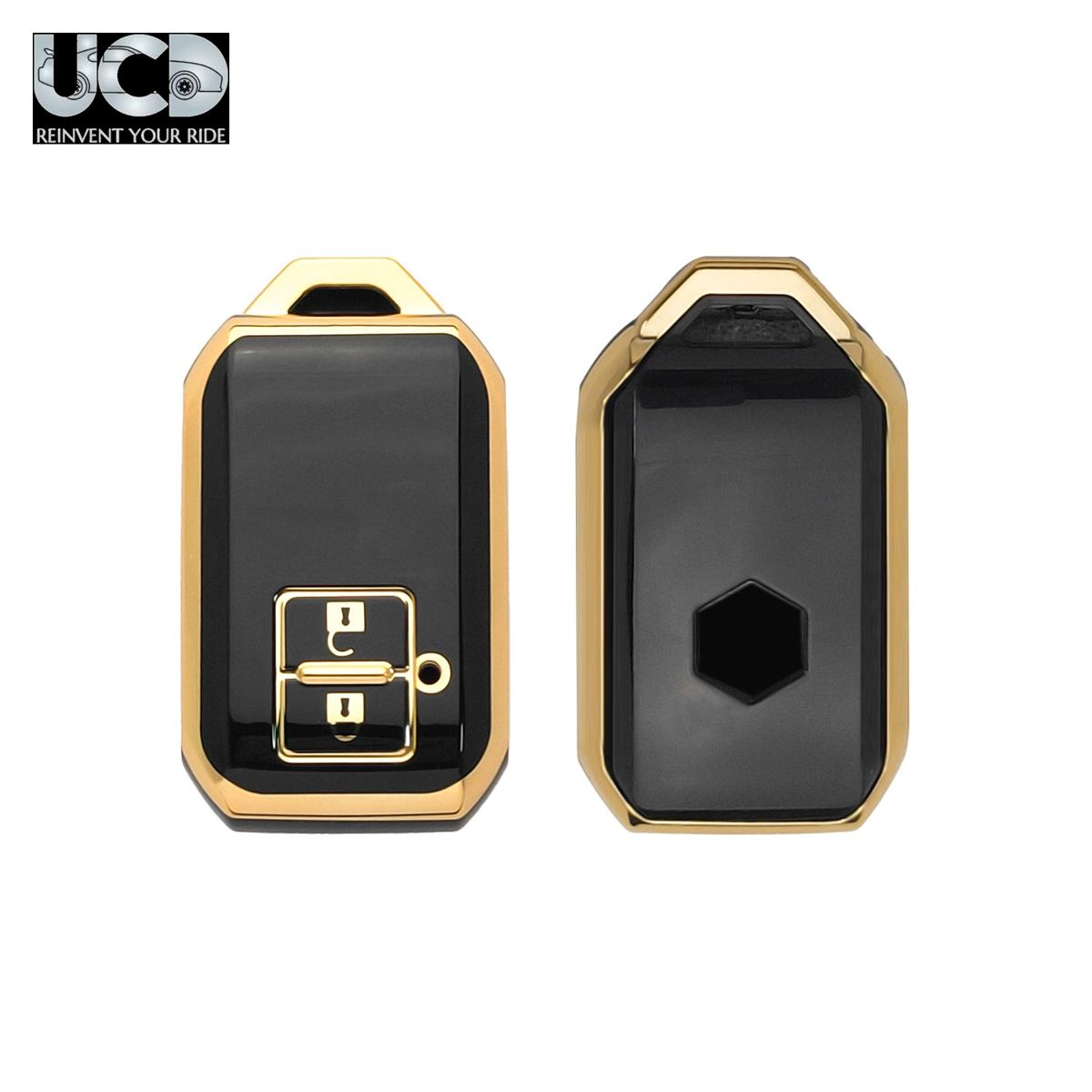 TPU Gold Series Car Key Cover For Suzuki New Swift