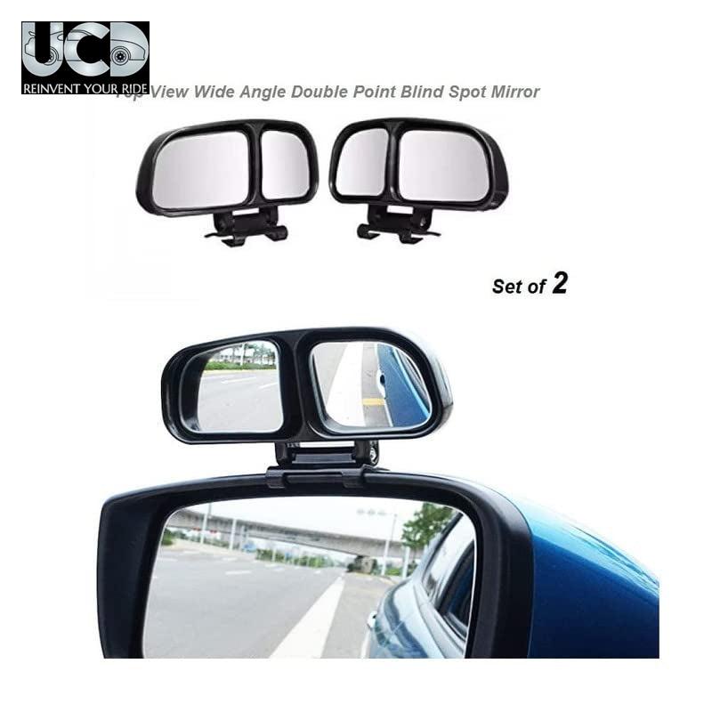 Car Blind Spot Mirrors Adjustable 360 Degree Wide Angle Rear Side View 3R Parking Mirror Left and Right - 2PC