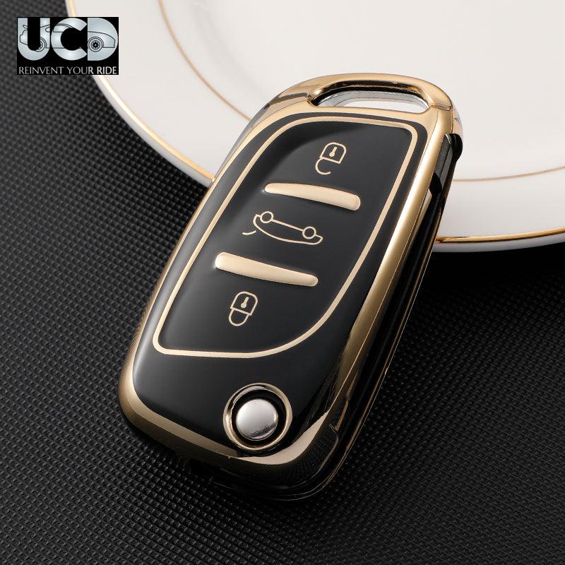 TPU Gold Series Car Key Cover For Xhorse Duplicate Key