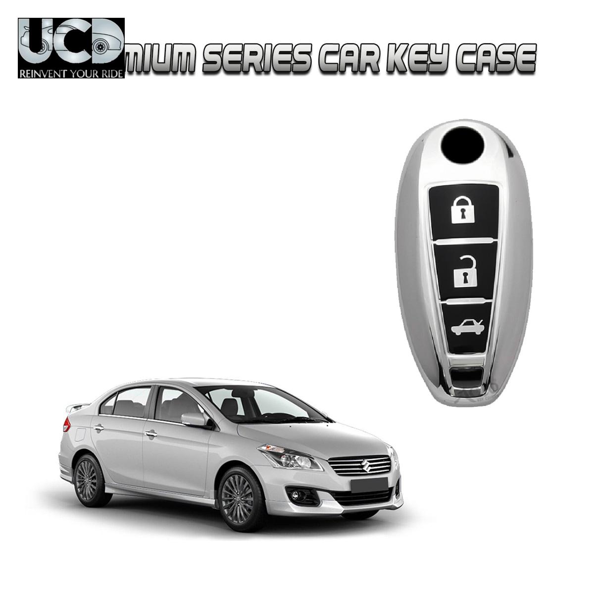 Car Key Cover Chromium Series Compatible with Ciaz