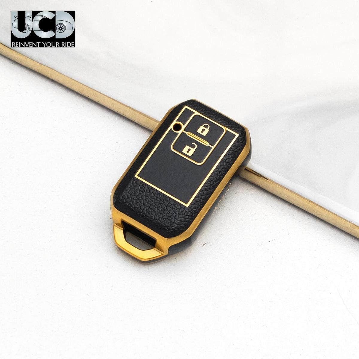 Car Key Cover TPU Leather Grain For Suzuki Fronx