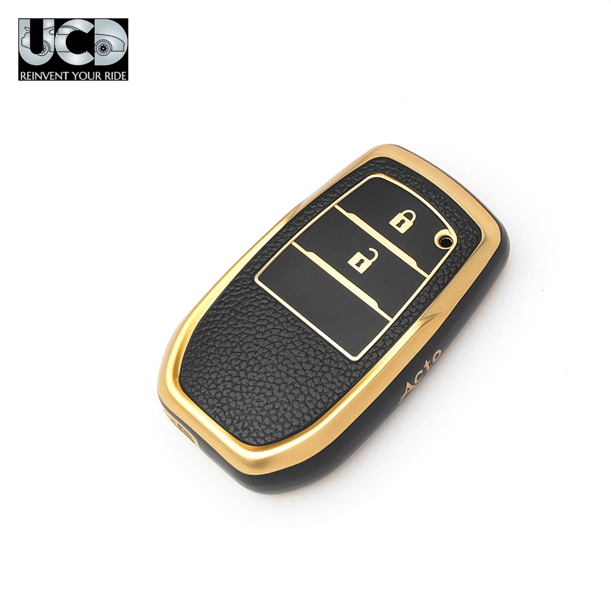 Car Key Cover TPU Leather Grain For Toyota Crysta