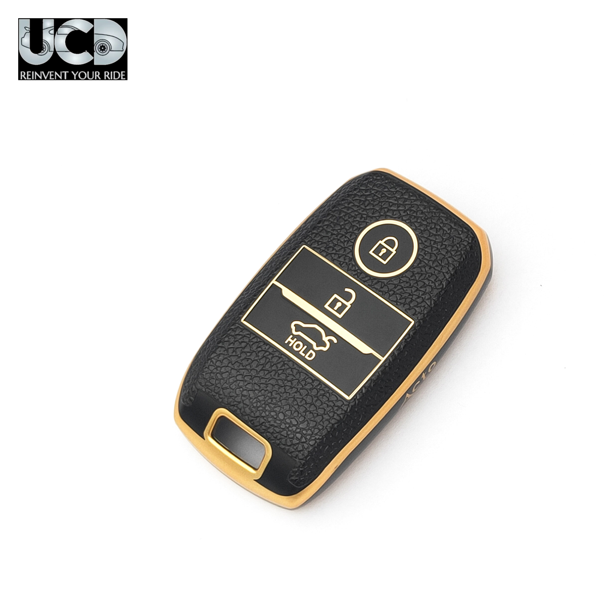 Car Key Cover TPU Leather Grain For Kia Sonet