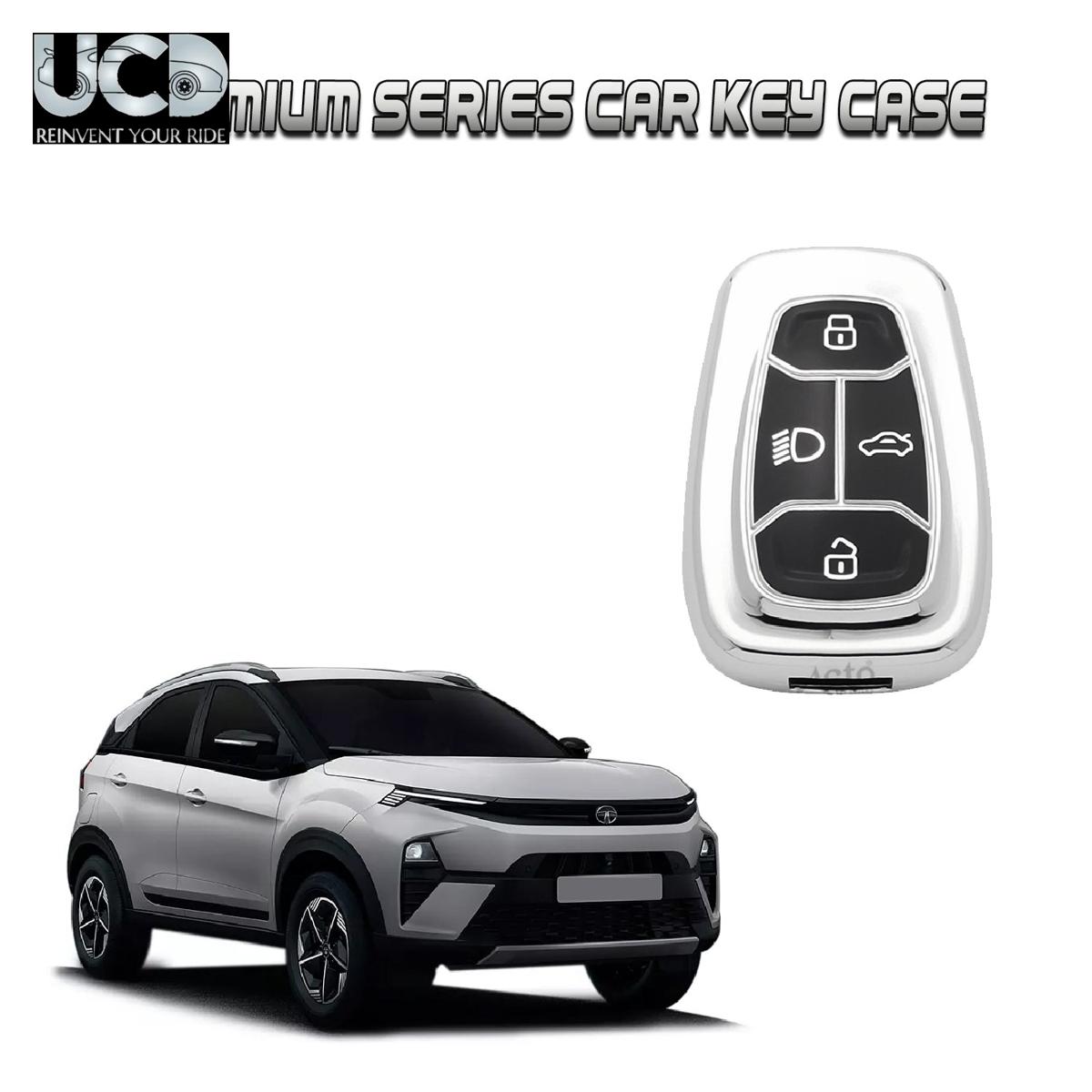 Car Key Cover Chromium Series Compatible with Nexon