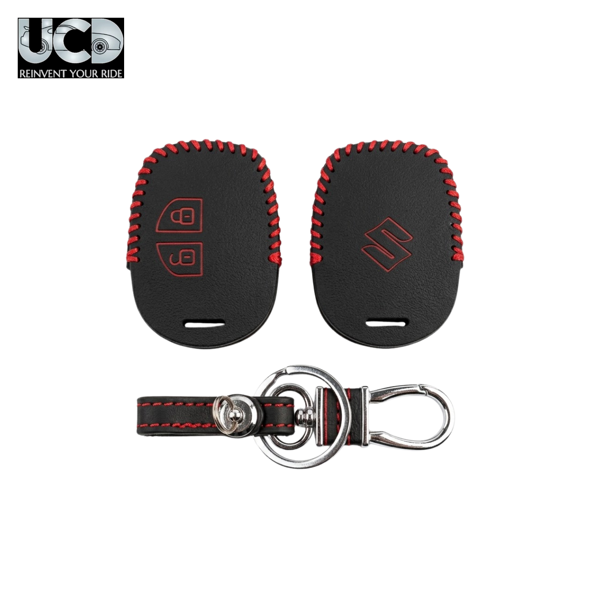 Maruti Suzuki Leather Key Cover for Alto, Brezza and many more - suz-1