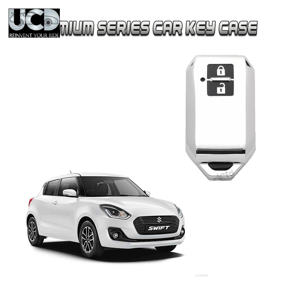 Car Key Cover Chromium Series Compatible with Swift New