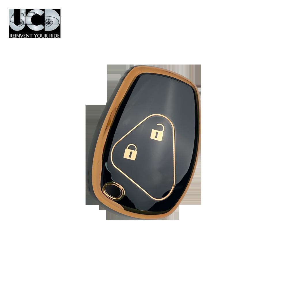 TPU Gold Series Car Key Cover For Renault Logan