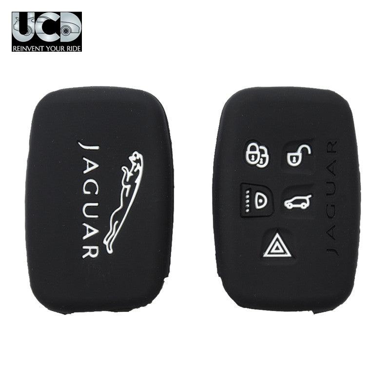 Silicone Car Key Cover for Jaguar S Type Black