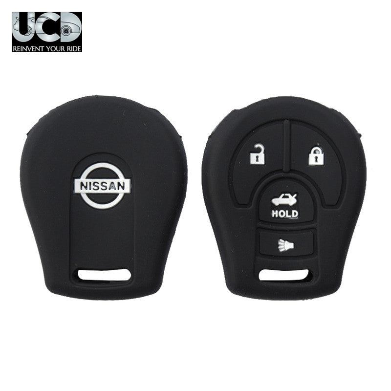 Silicone Car Key Cover for Nissan Cars Black