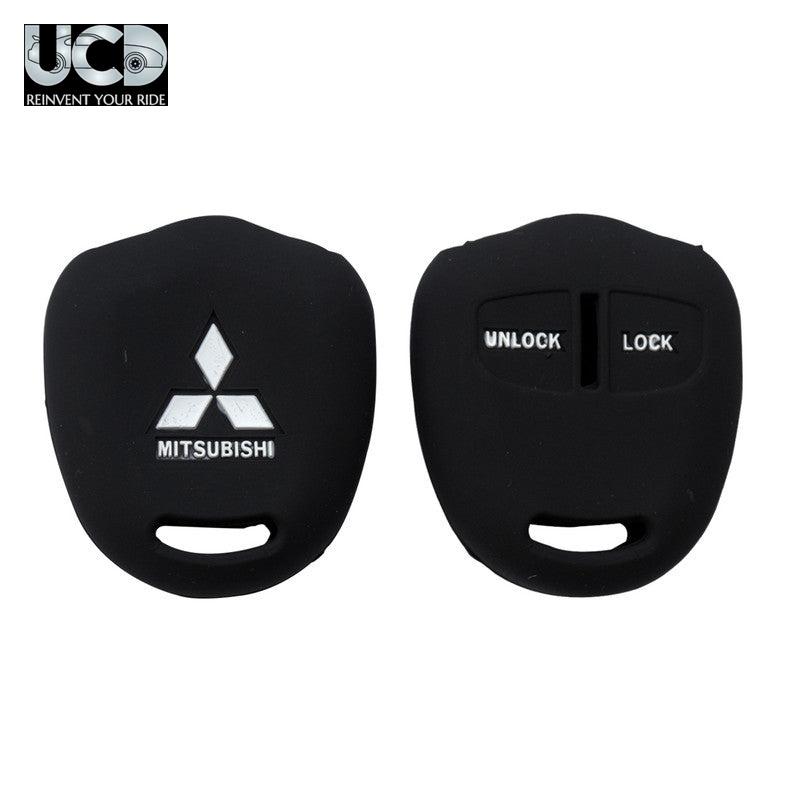 Silicone Car Key Cover for Mitsubishi Cedia Black