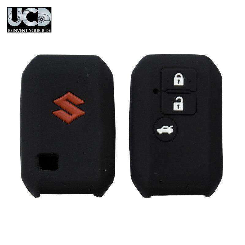Silicone Car Key Cover for Suzuki Ertiga 2019 Black
