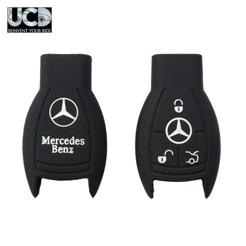 Silicone Car Key Cover for Mercedes Benz S Class Black