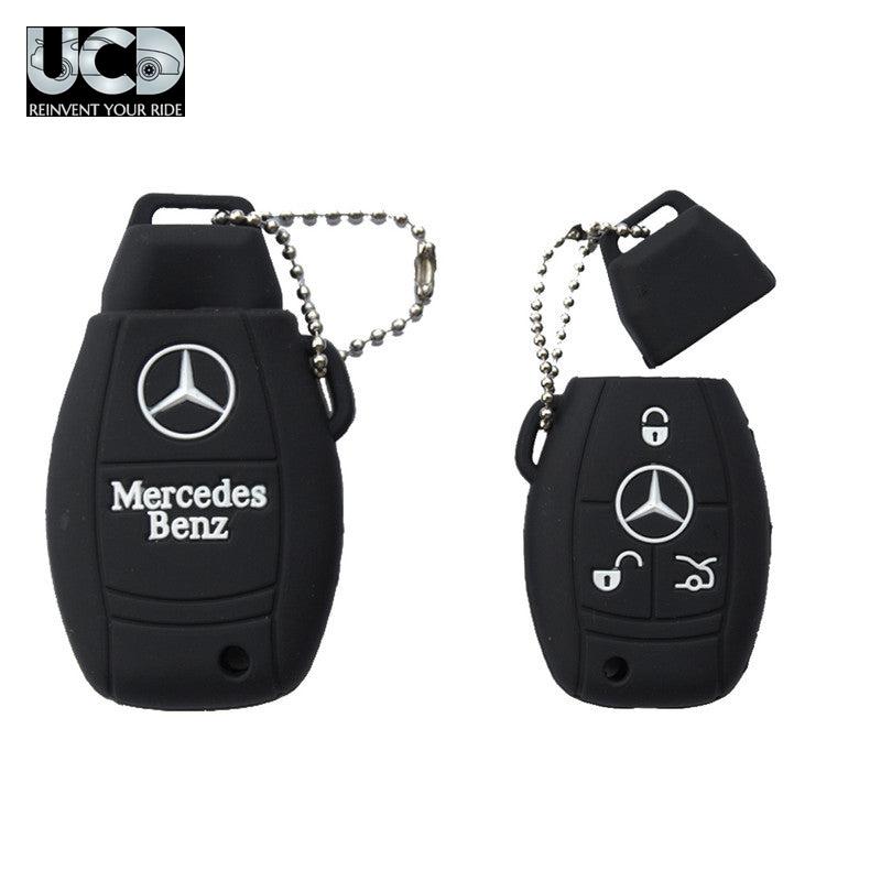 Silicone Car Key Cover for Mercedes Benz M Class Black