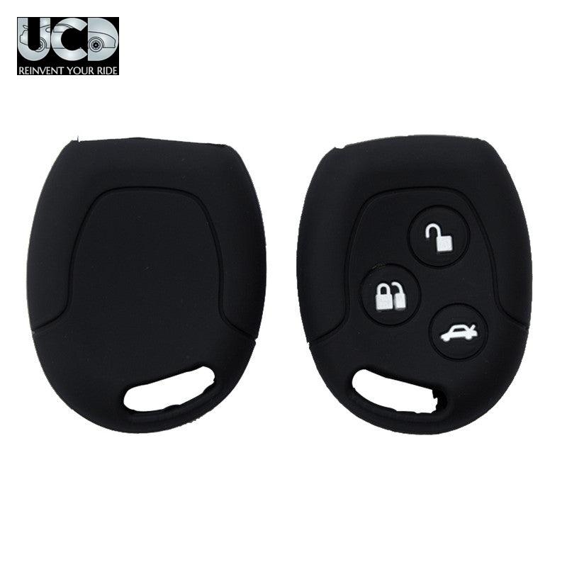 Silicone Car Key Cover for Ford Figo Black