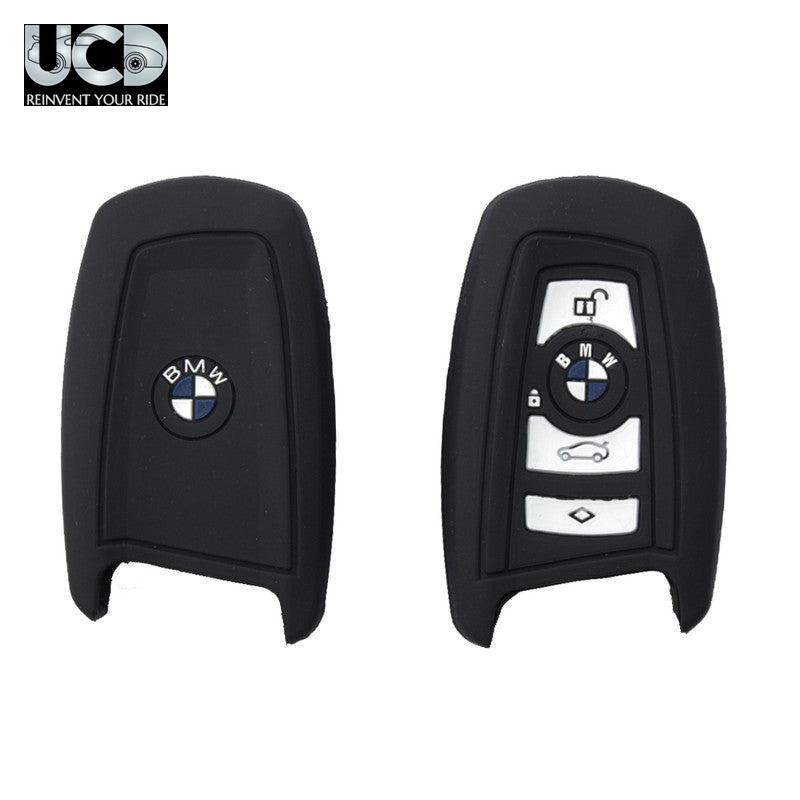 Silicone Car Key Cover for BMW X Series Black