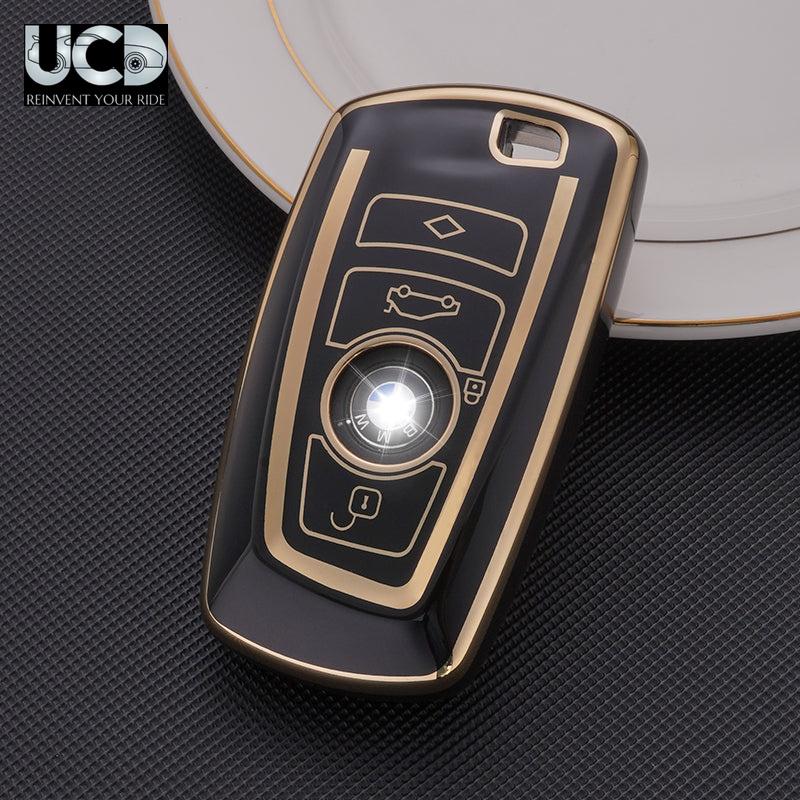 TPU Gold Series Car Key Cover For BMW M Series
