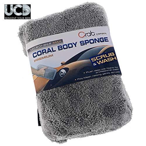 Crab Coral Body Sponge, Car cleaning, Car care, Dust Remove, Interior and Exterior Cleaning