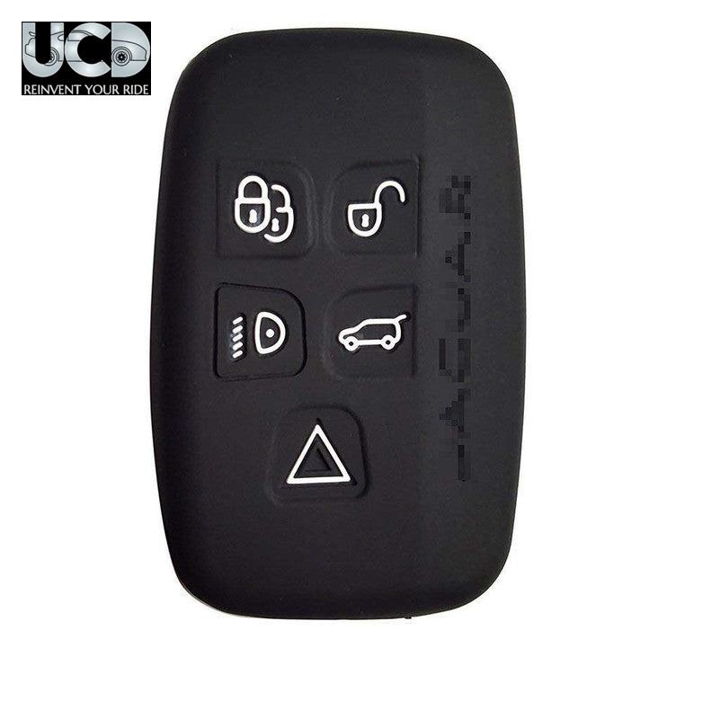 Silicone Car Key Cover for Jaguar XKR Black