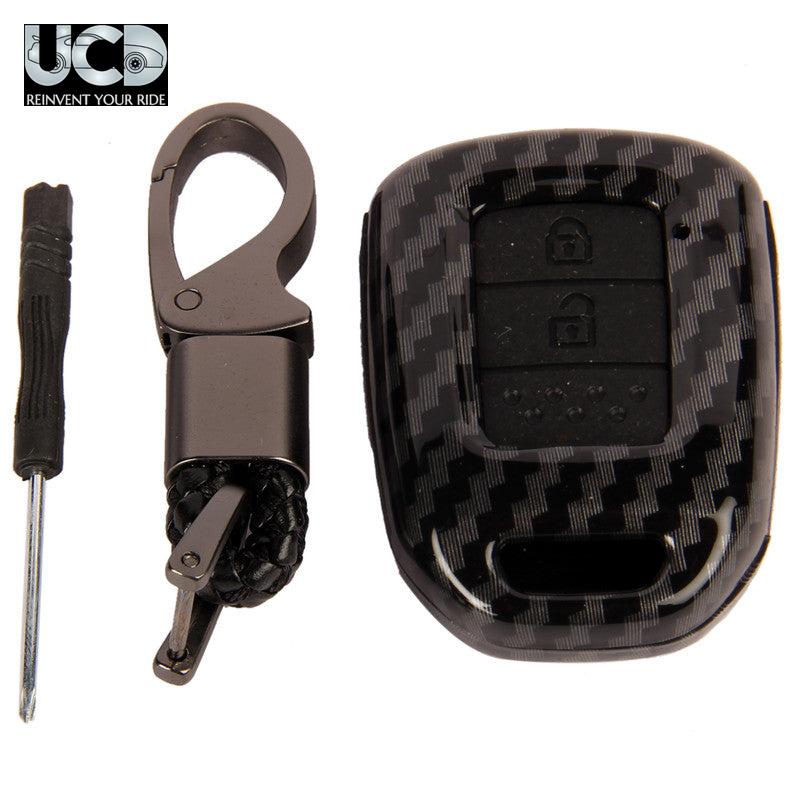 ABS Carbon Car Key Cover for Honda Amaze