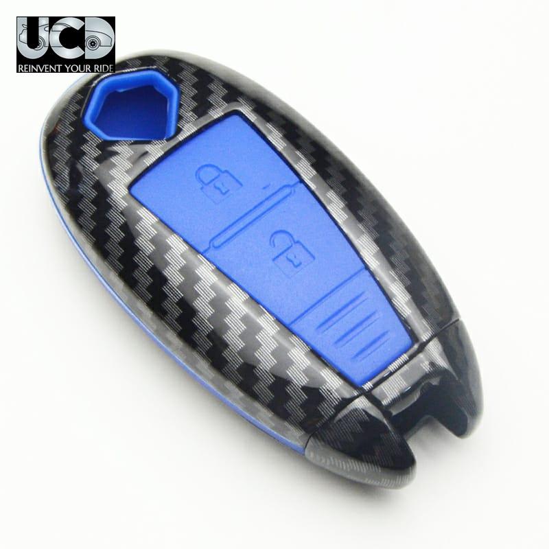 ABS Carbon Car Key Cover for Maruti Suzuki Ertiga 2 Button Key